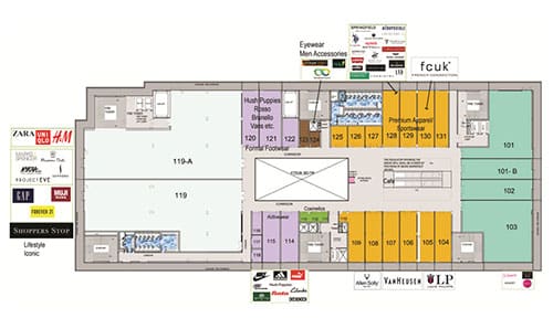 THE DELHI MALL FLOOR PLANS